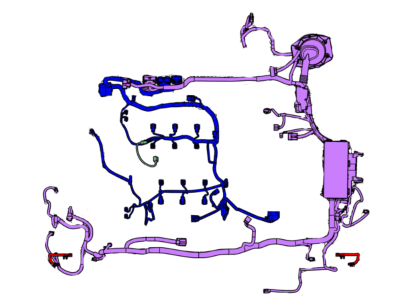 Ford DB5Z-14290-RR Wiring Assy