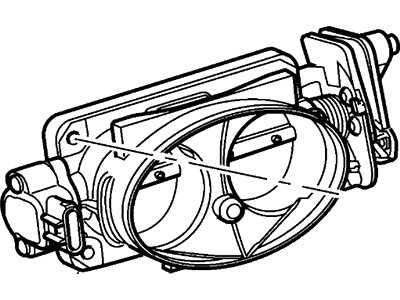 Ford 3L5Z-9E926-AD Throttle Body And Motor Assy