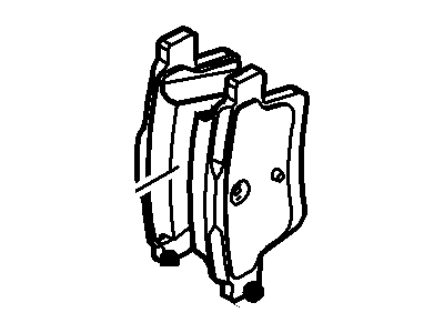 Mercury 5F9Z-2200-B Kit - Brake Shoe And Lining