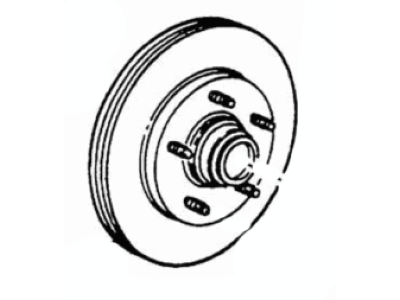 Ford 2U2Z-1V102-BA Hub And Disc Assy                  