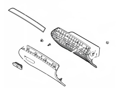 Ford FB5Z-78060T10-BA Box Assy - Glove Compartment