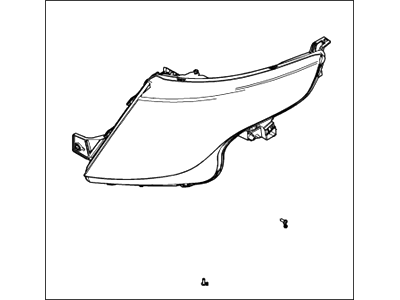 Ford BB5Z-13008-E Headlamp Assembly