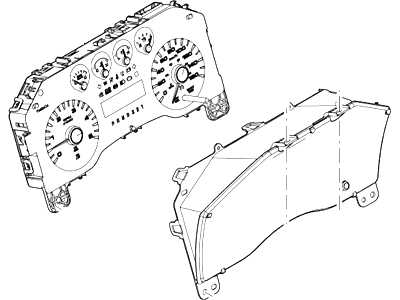 Ford 9C3Z-10849-BX Instrument Cluster