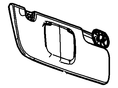 Ford 5R3Z-7604104-AAA Visor Assy - Sun