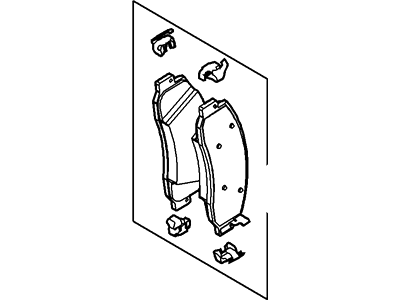 Ford 8C3Z-2V001-A Kit - Brake Lining