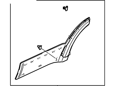 Ford 2L8Z-7820806-DA Clip