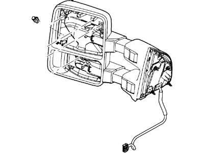 Ford BC3Z-17682-BACP Mirror Assy - Rear View Outer