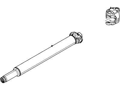 Ford BC3Z-4A376-B Shaft Assy - Drive