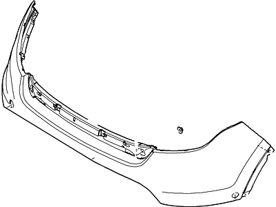 Ford BB5Z-17D957-BCP Bumper Assy - Front