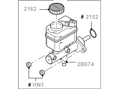 Ford 2L2Z-2140-AB Kit - Master Cylinder Repair