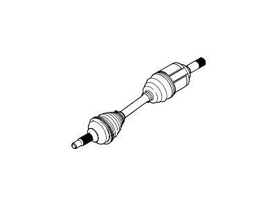 Ford BB5Z-3B437-C Shaft - Front Axle