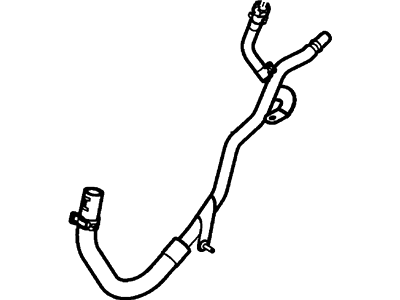 Mercury 4F1Z-18663-BA Tube - Heater Water                