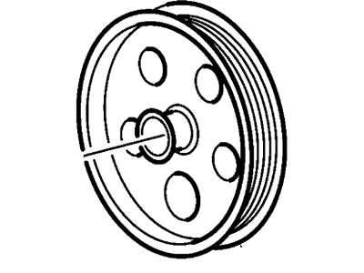 Ford 1S7Z-3A733-AA Pulley