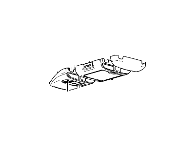 Ford 4L3Z-18519A70-AAJ Console Assy - Overhead