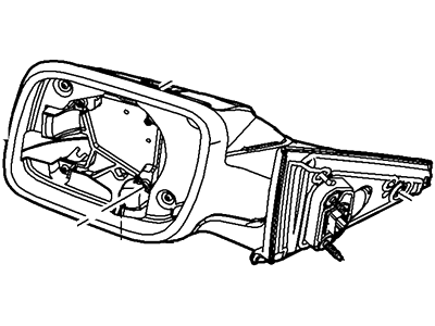 Ford DB5Z-17682-XG Mirror Assembly - Rear View Outer