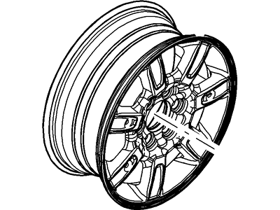 Ford 9L3Z-1007-N Wheel Assembly