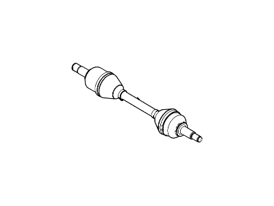 Ford CA8Z-3B437-A Shaft - Front Axle