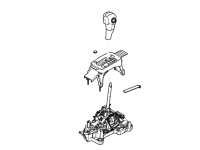 Mercury 9E5Z-7210-LA Lever - Gear Shift