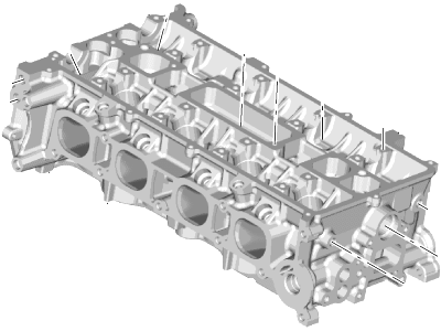 Ford CV6Z-6049-A Cylinder Head Assembly