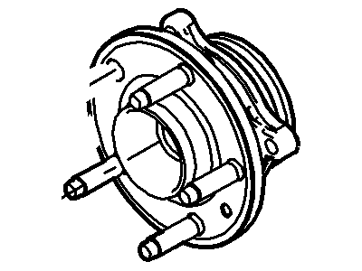 Ford 8A8Z-1104-B Hub Assembly - Wheel