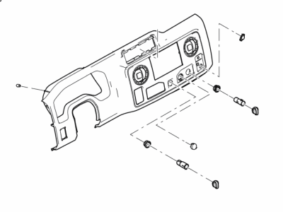 Ford DC2Z-15044D70-LA Panel - Instrument