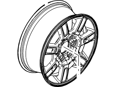 Ford 9L3Z-1007-N Wheel Assy