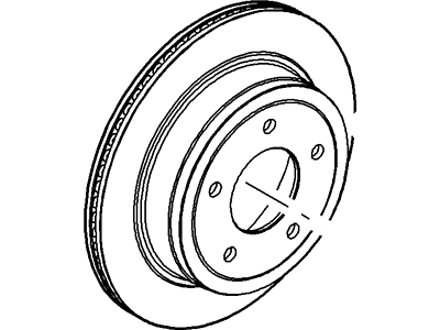 Ford 4C2Z-2C026-AA Rotor Assembly - Brake