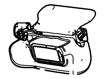 Ford 9L1Z-7804104-BF Sun Visor Assembly