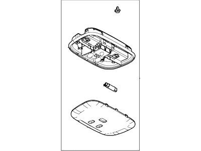 Ford 8L8Z-13776-AB Lamp Assy - Interior