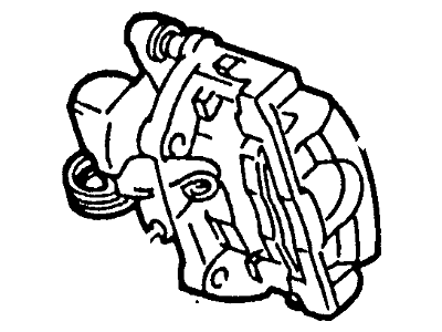 Ford F6ZZ-2V552-BARM Caliper Assy - Brake - Less Pads   