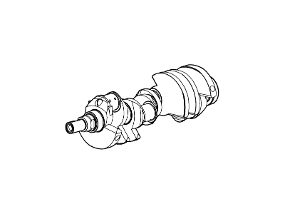 Ford AL3Z-6303-A Crankshaft Assy