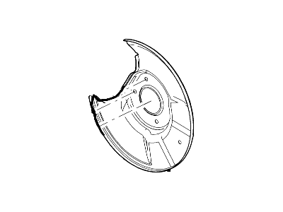 Lincoln 3M8Z-2C029-A Shield - Brake Disc Splash