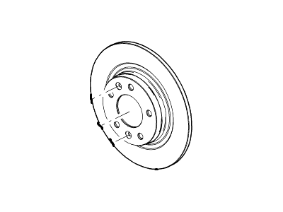 Mercury 6E5Z-2C026-AA Disc - Brake