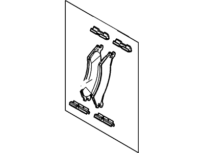 Ford 6U2Z-2V200-A Pad - Brake