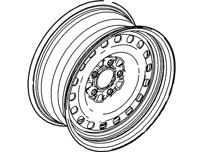 Ford F8AZ-1007-EACP Wheel Assy