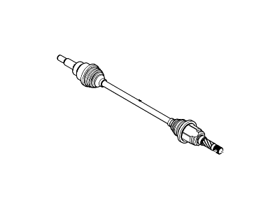 Lincoln DT4Z-4K138-A Shaft Assy