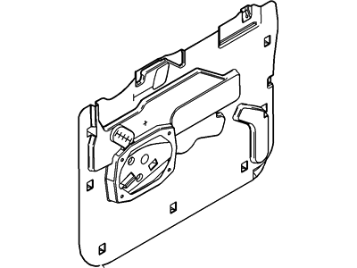 Lincoln 4L1Z-78237A05-AA Shield - Water Splash