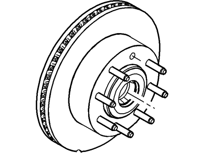 Ford 5C3Z-1V102-GB Hub And Disc Assy