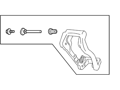 Mercury 6W1Z-2B293-AA Bracket - Brake Caliper