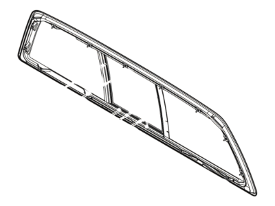 Ford AL3Z-1542006-F Glass - Back Window