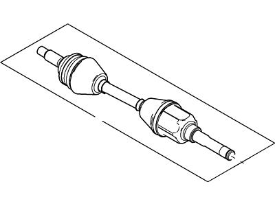 Ford 5M6Z-3A427-AA Front Axle Shaft