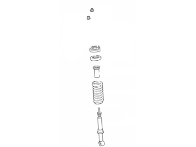 Lincoln GU2Z-18A092-J Strut - Loaded Assembly