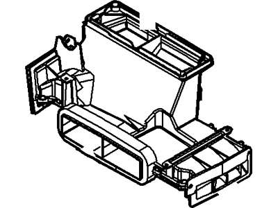 Ford 9L3Z-18C433-A Duct - Heater Outlet