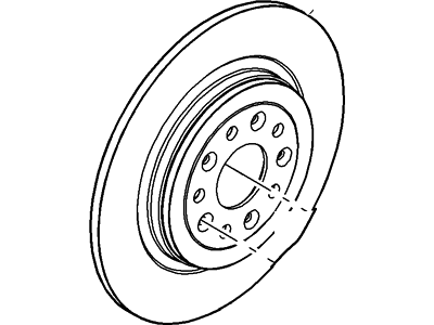 Ford 8G1Z-2C026-B Rotor Assembly - Brake