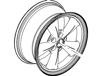 Ford 4R3Z-1007-KA Wheel Assy