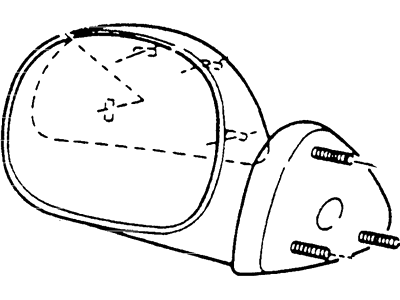 Ford F65Z-17K707-BA Kit - Exterior Mirror