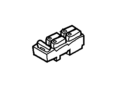 Mercury 4L1Z-14529-AAA Switch - Window Control - Double