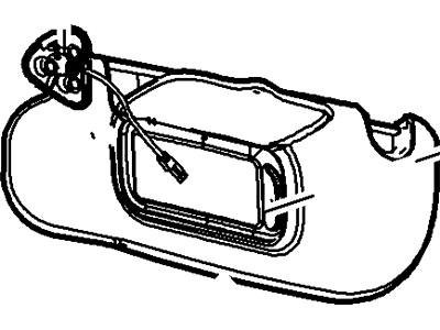 Mercury 6W7Z-5404104-BAB Visor Assy - Sun