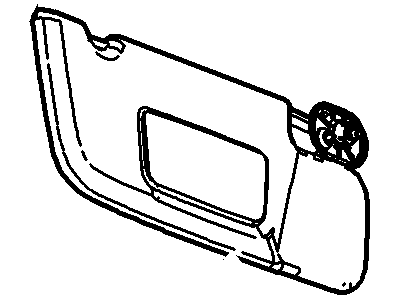 Ford 5R3Z-7604104-AAA Visor Assy - Sun