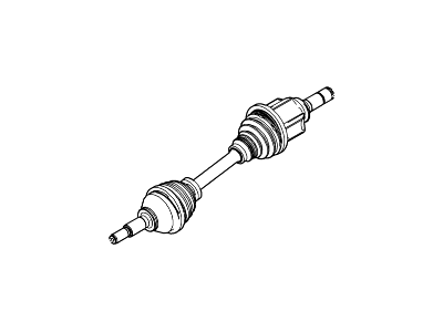 Ford DB5Z-3B437-A Shaft - Front Axle